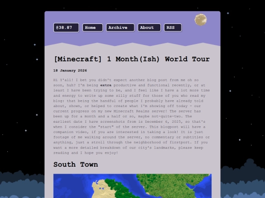 old-site-archive/posts/2026-01-18.[Minecraft] 1-Month(ish) World Tour screenshot